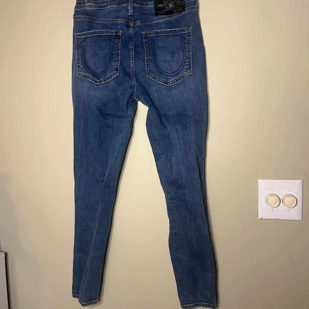 True Religion Jennie Curvy Mid Rise Skinny 31